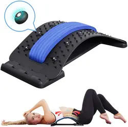 Multi-Level Lumbar Support Stretcher Back Massager Spinal Back Stretching Device