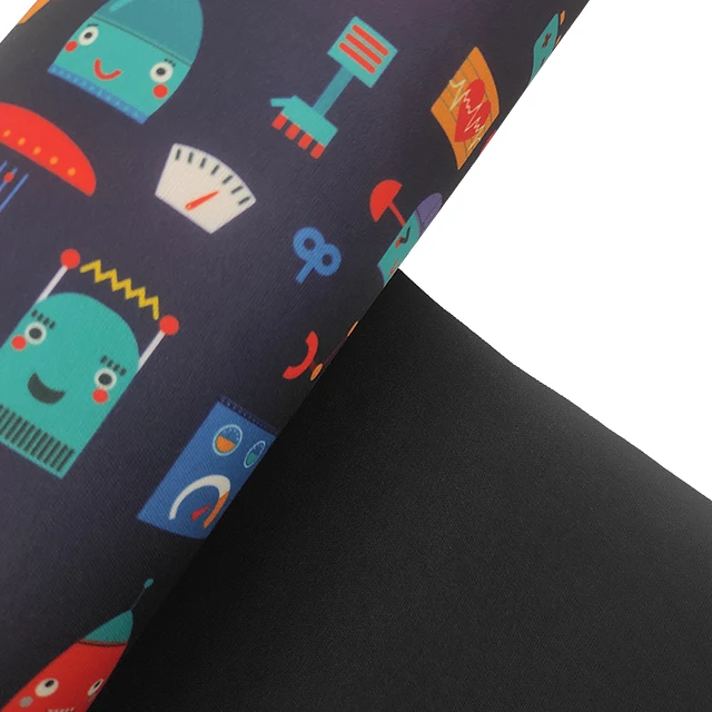 Factory Wholesale Customized Neoprene Fabric Rubber Sheet Roll 1mm 2mm 3mm For Clothing Eco Friendly Recycled Neopreno On Sale