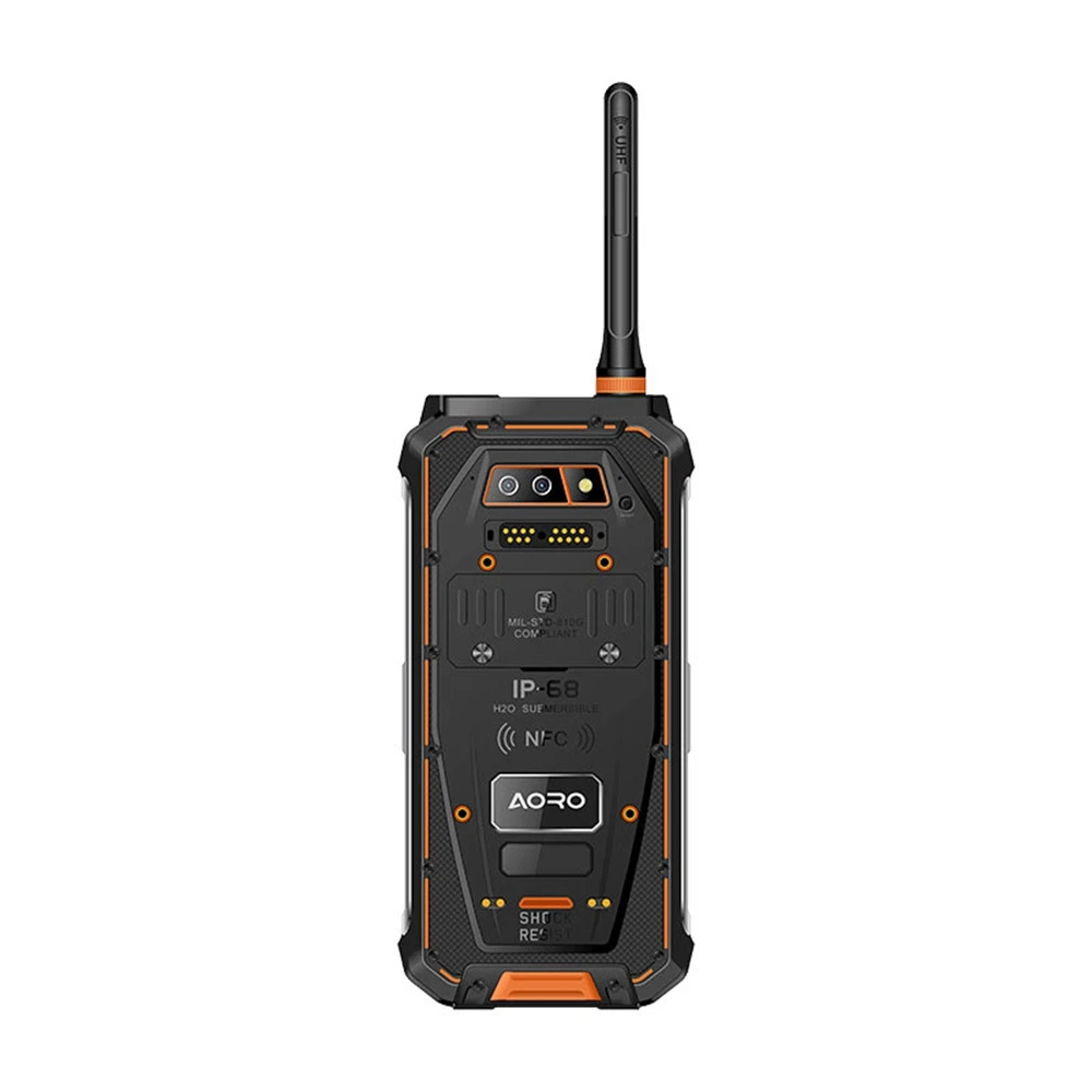 PTT Radio Real PTT/ZELLO  W3 4 Inch Screen IP68 Waterproof Rugged Smartphone 4G LTE Dual Band UHF Walkie Talkie