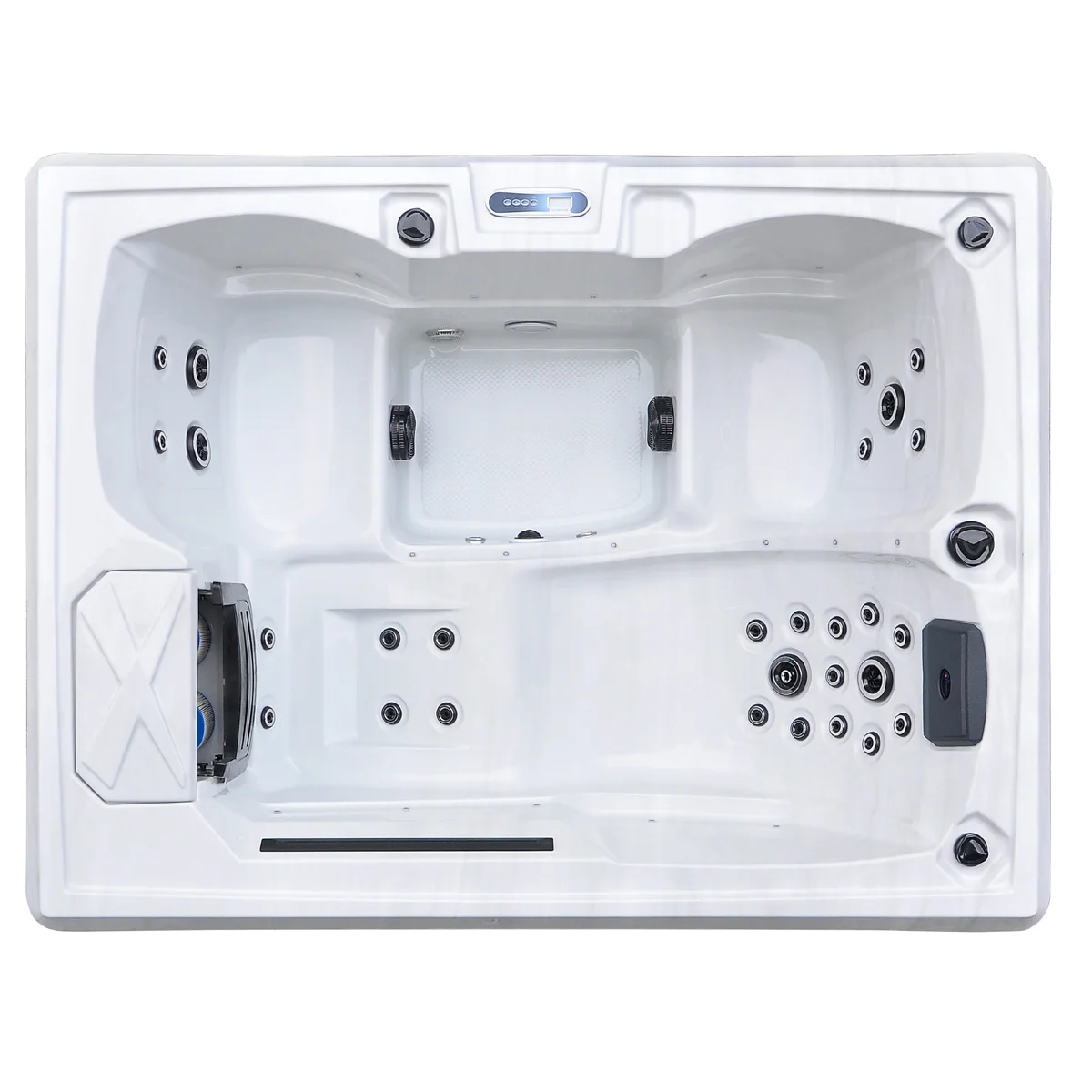 1 Lying+2 Seats  Diamond Series Well Jaccuzze  Hot SPA Tub JCS-203