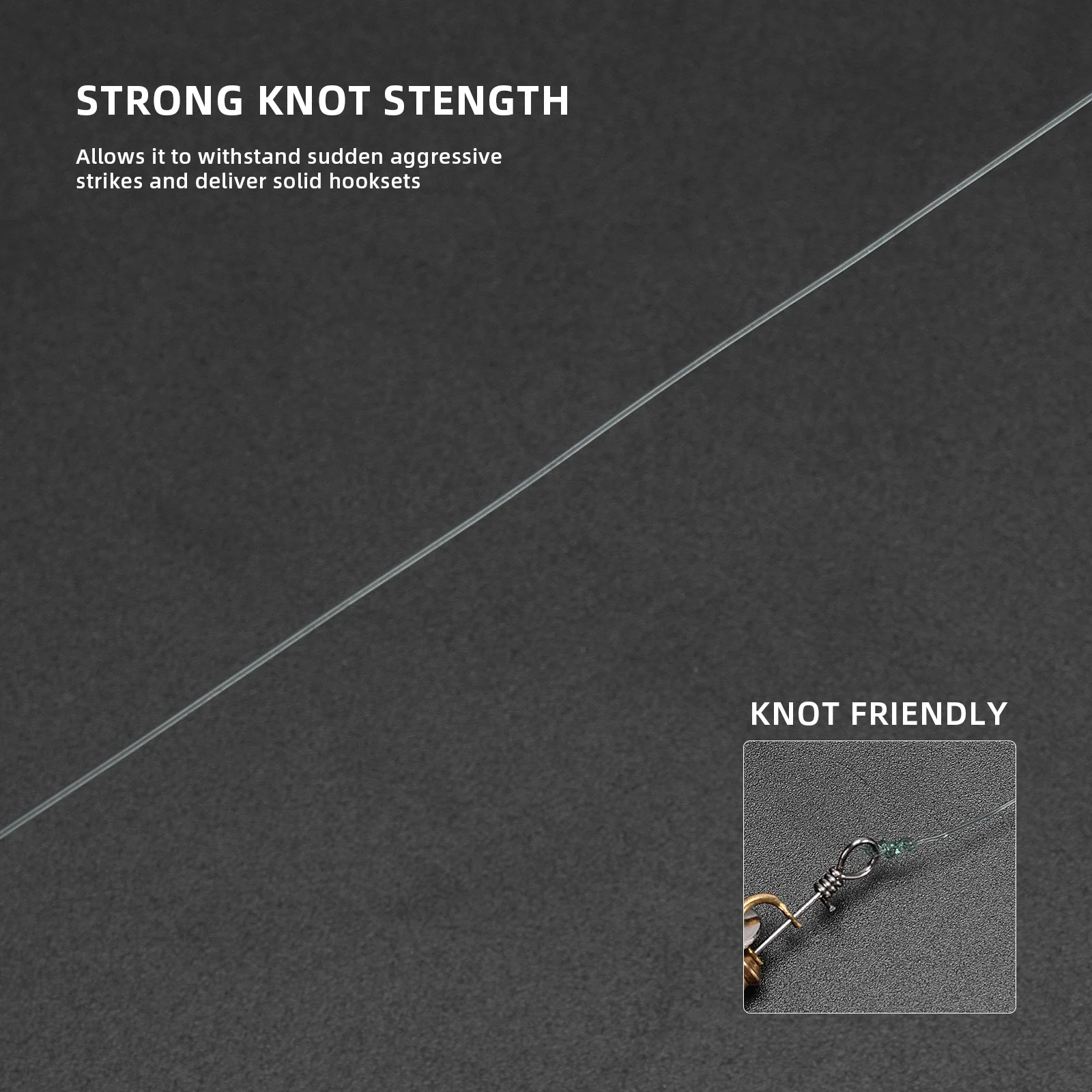 8 10 12 15 20 25 30 40 50 60LB High Impact Monofilament Fishing Line Premium Spool Strong Mono Nylon Material Leader Line Clear