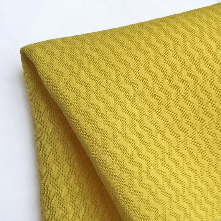1.4m*50m Factory Wholesale Yellow Jacquard Sandwich Mesh Mattress Fabric