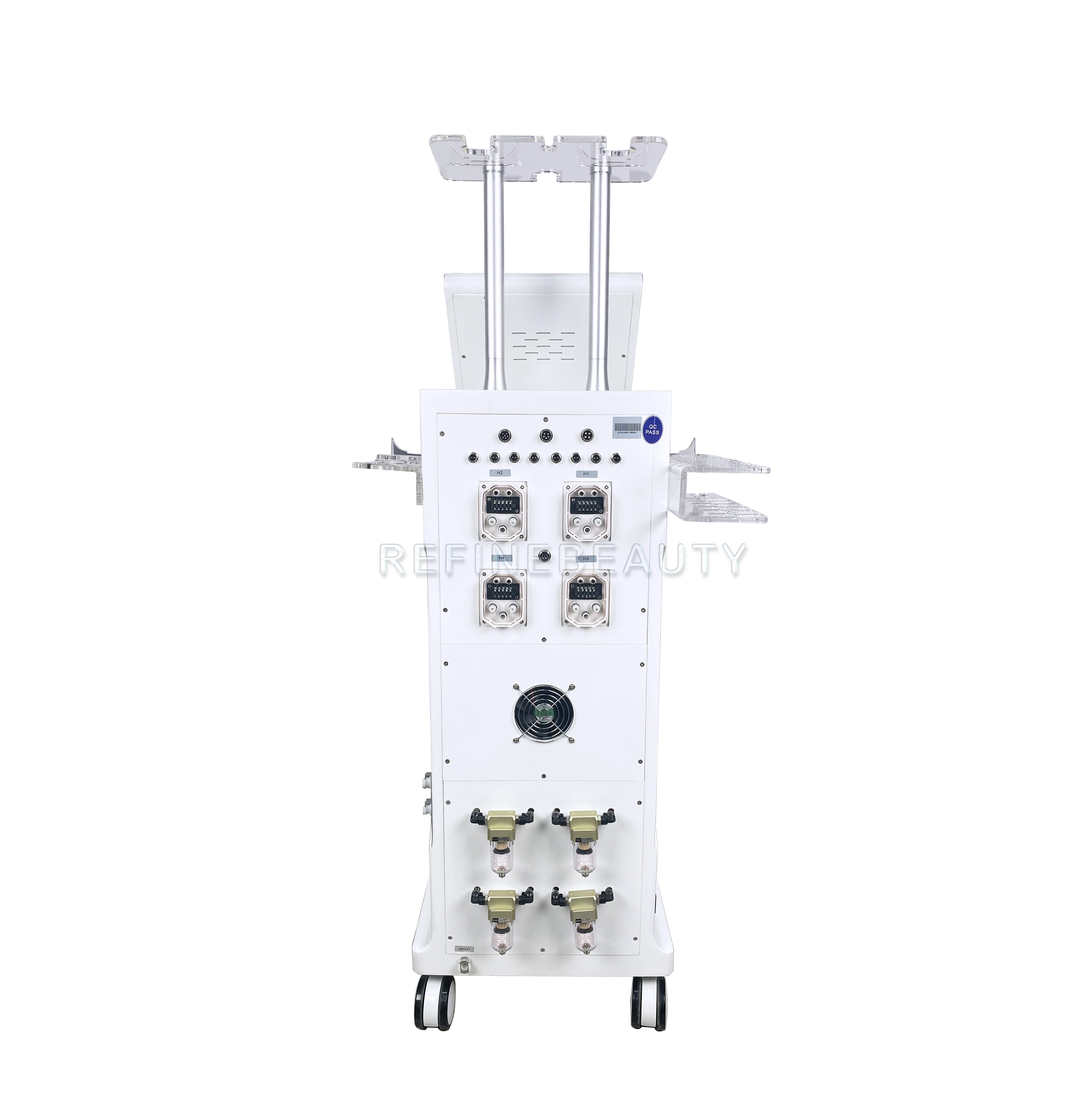 
8 handles cryo freezing fat burning cellulite reduction 650nm diode laser slimming RF weight loss machine 