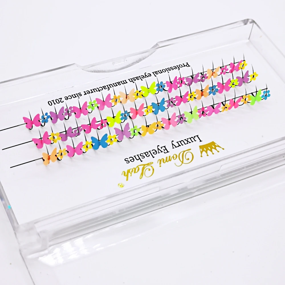 DIY Big Butterfly Lash Extension Cosplay Makeup Beauty Individual Eyelashes Extension Wholesale Supplier