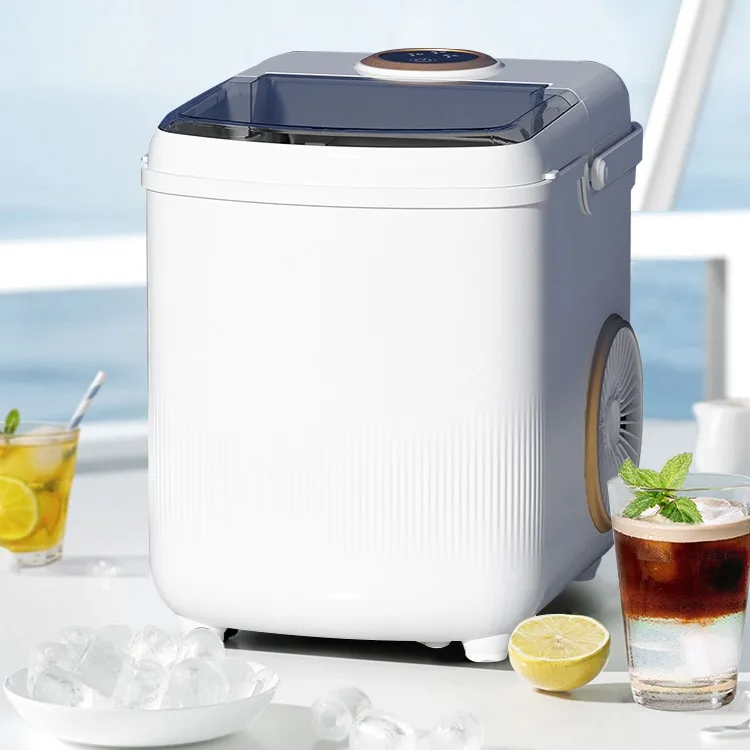 10KG Ice Machine Portable Electric Ice Maker Machine Mini Countertop Ice Cube Maker Appliance Home Commercial Ball Maker