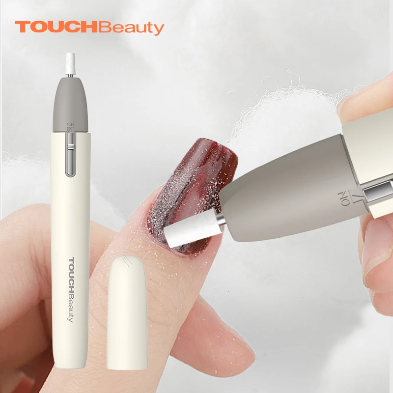 TOUCHBeauty USB Electric Nail Polisher Kit Handy Home Manicure Implements with Grind Trim Polish Tools