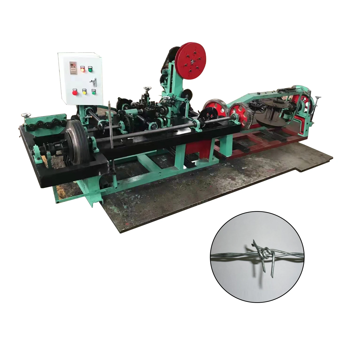 2022 year Best price double wire positive negative twist barbed wire making machine manufacturer