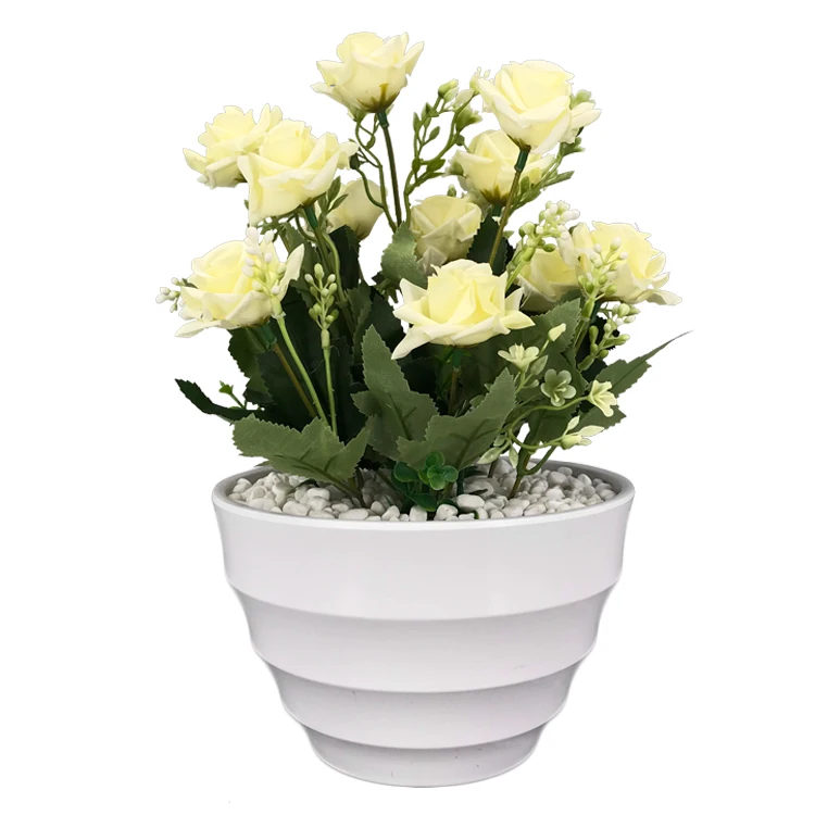 
Free sample muti color resin indoor plant pot for home decorative 