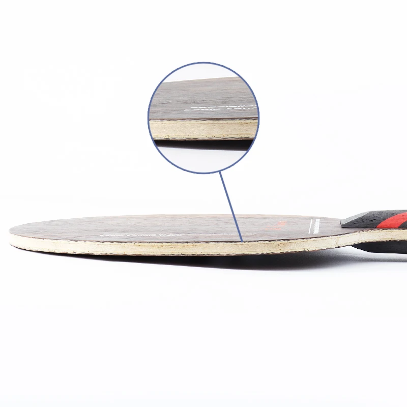 Carbon table tennis racket golden and yellow zlc pingpong blade black ebony wood pingpong blade