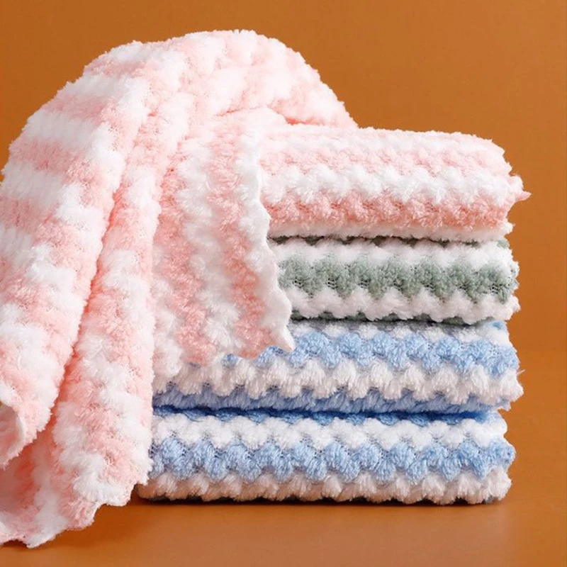 Hot Sell Cleaning Water Absorb Kitchen Towel Soft And Comfortable Microfiber Dish Cloth