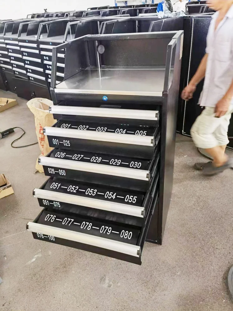 100key 150 key 200 key slots Deluxe Big Valet Parking Podium with Umbrella for golf club/hotel/night club