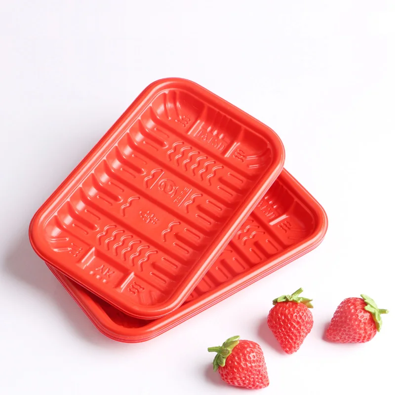 Disposable Trade assurance plastic fast food tray cheap black blue red white plastic tray