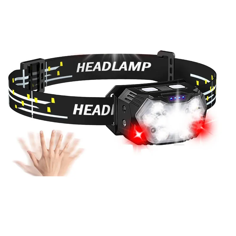 Angle Adjustment Cob Led Headlamp Dry Battery Headlight Flashlight for Cycling Running Headlamp For Fishing