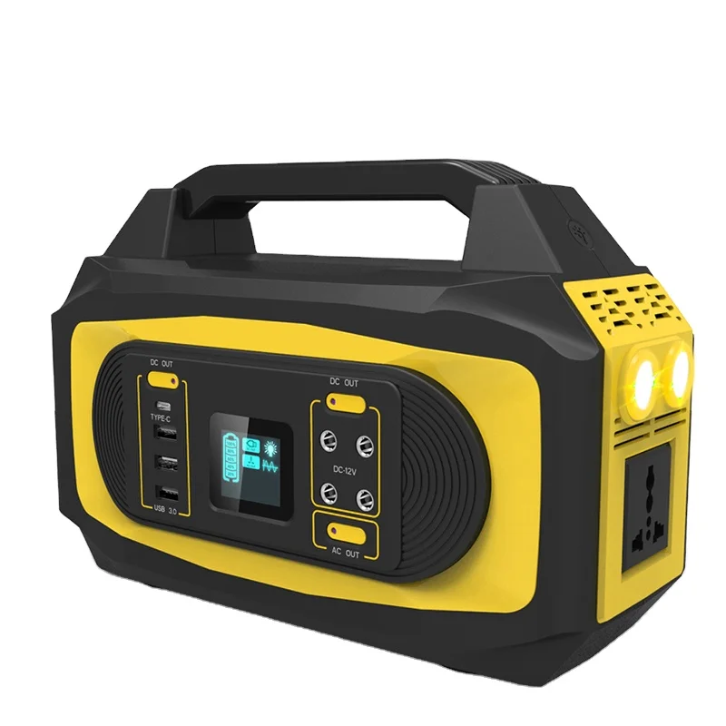 Portable power station DC12v to AC240v 11000mAh outdoor storage power supply power bank generator