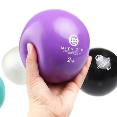 Exercise Weight Ball For Yoga and Pilates Toning Sand Ball Pvc Soft Medicine Stand Ball
