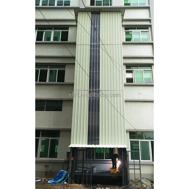 100kg-10ton Customized Warehouse Platform Stair Small Mini Hydraulic Freight Goods Elevator Cargo Lift