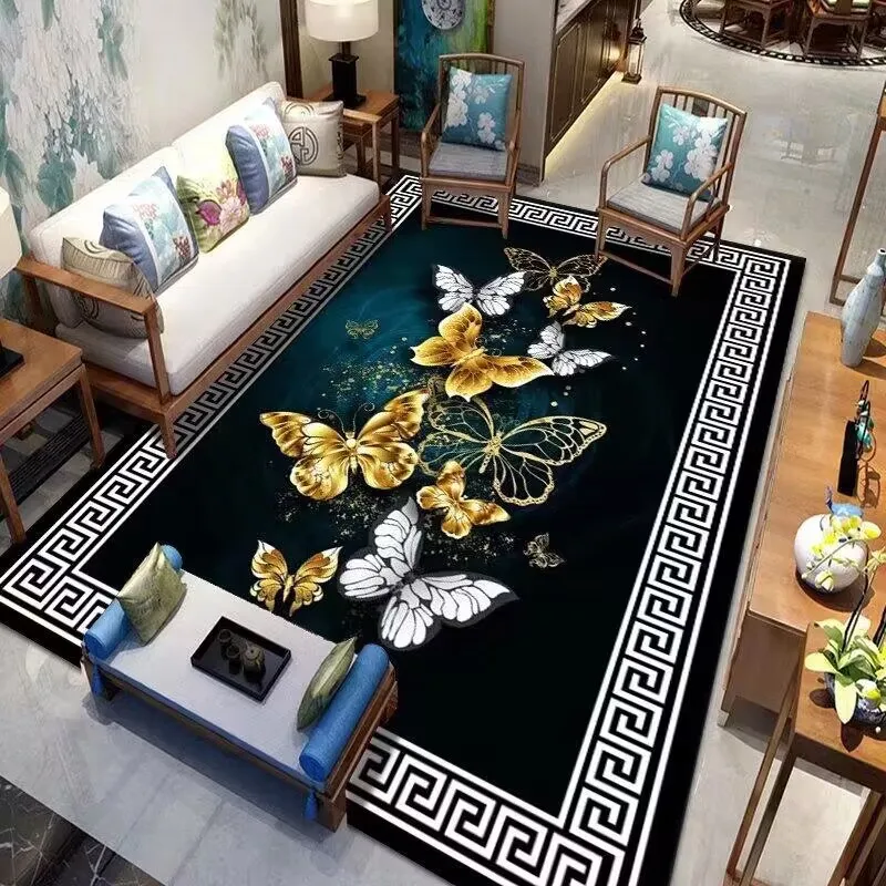 Современный современный дешевый абстрактный высококачественный узор Роскошный Гостиничный Номер в центре гостиной небольшой ковер