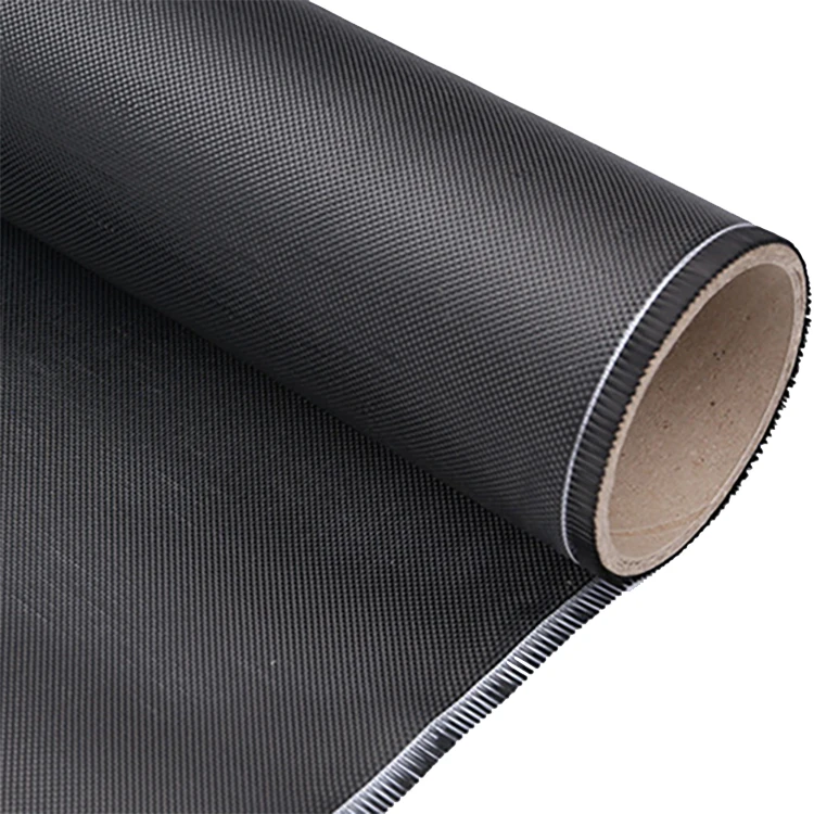 1K 150g Carbon Fiber Cloth Black Manufacture Fabric Roll for Building Boat Yacht RC Planes
