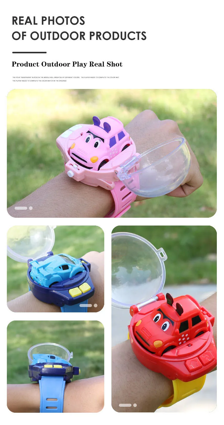 Yubon New Mini watch Remote Control Car toy 24G  RC car Watch Toy Pocket Racer Gift  children educational remote control car toy