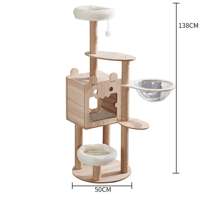 Modern Luxury Large Cat Tree Cat House Modern Pet Furniture Cat Climbing Tower