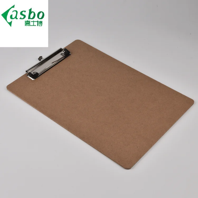 
Best promotion school supply restaurant wooden A4 brown menu clipboard 