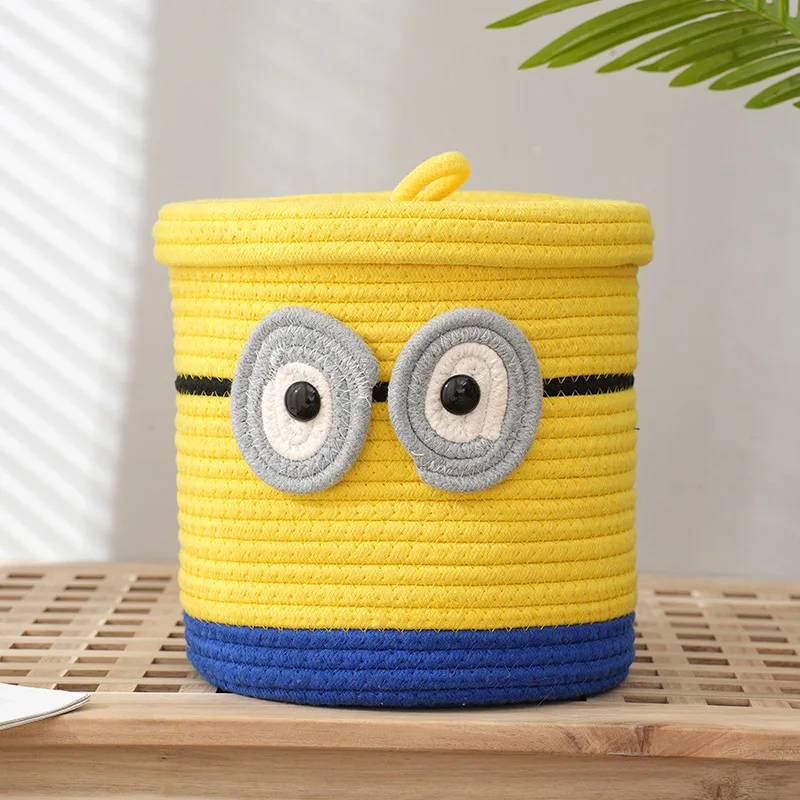 Корзина для хранения в гостиную Happy Minions корзина мелочей детская настольная белья тканая с крышками