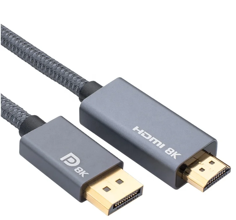 ULT-unite DisplayPort 1.4 to HDMI 2.1 8K 30Hz Cable UniDirectional DP to HDMI 8K Cable