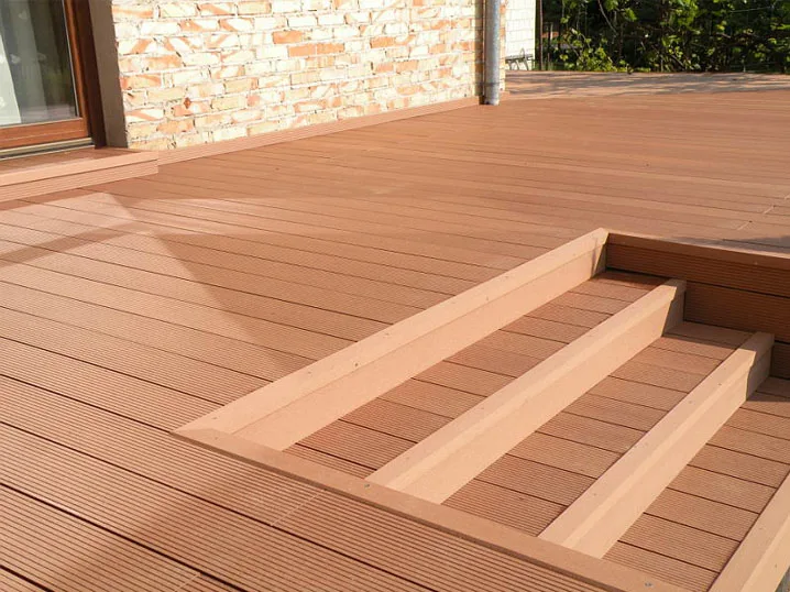 weather resistant wood composite  solid decking floor wpc decking floor for decoration