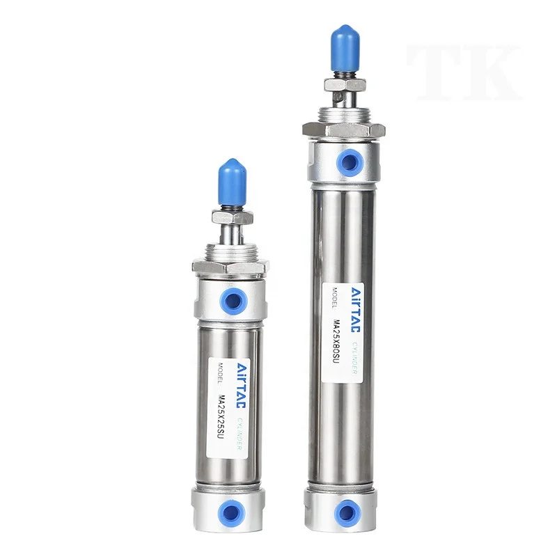 AirTAC MA16 Series Stainless Steel Double Acting  Mini Pneumatic Cylinder