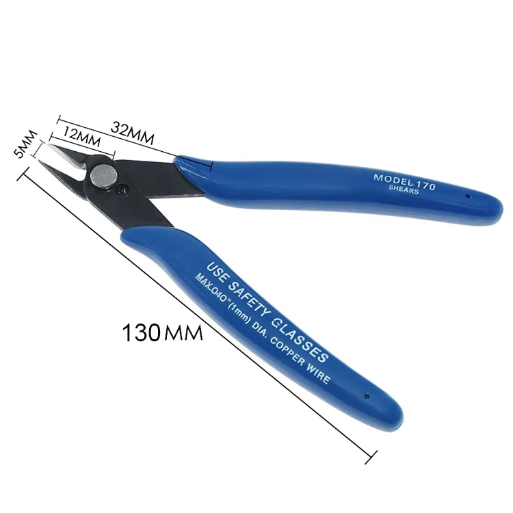 Manual Plato 170 Crimping Pliers Wishful Clamp DIY Wire Cutters Diagonal Cutting Pliers for Electronics Jewelry