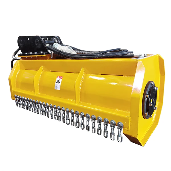 Mini Excavator lawn flail mower head excavator brush cutter mulcher digger wood cutter crusher for sale