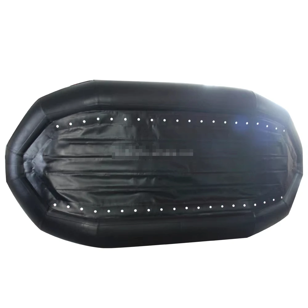 CNWAGNER Inflatable Rubber Boat Self-Bailing Whitewater River Rafts Drifting Boats Outboard Motor Lake Rescue Aluminium Hypalon