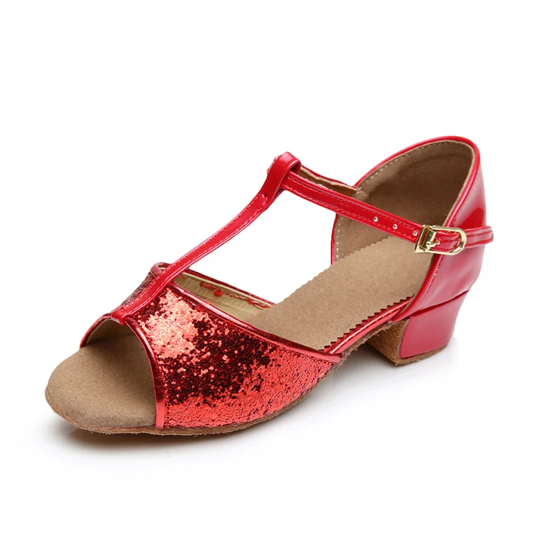3 см для девочек на низком каблуке Обувь для бальных латиноамериканских танцев, обувь для танцев с 5 атласа по индивидуальному заказу розового цвета в китайском стиле детское платье для латинских танцев для девочек, обувь