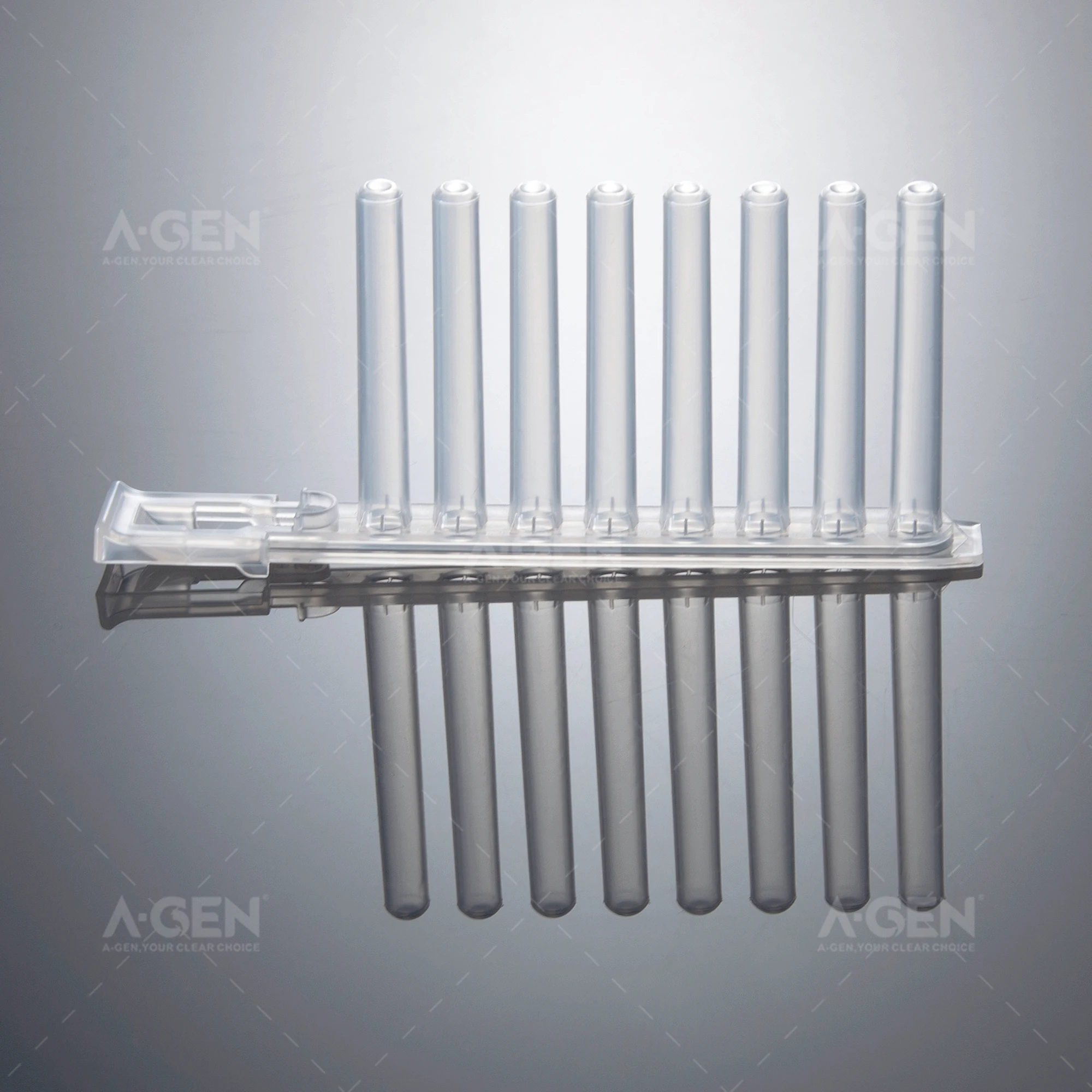 Assay Use Matched for Bioer 8 Tip combs with U bottom safe lock design compliant to SBS ANSI