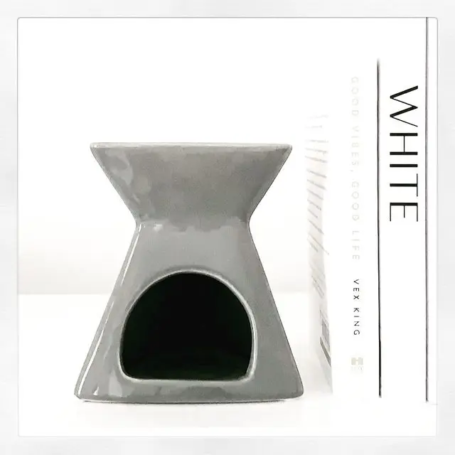 Ins Elegant Oil Burner Gift Wax Burner Luxury Set Gift Box Agarwood Incense Burner Ceramic / Silver White Hand Made Brown Gold