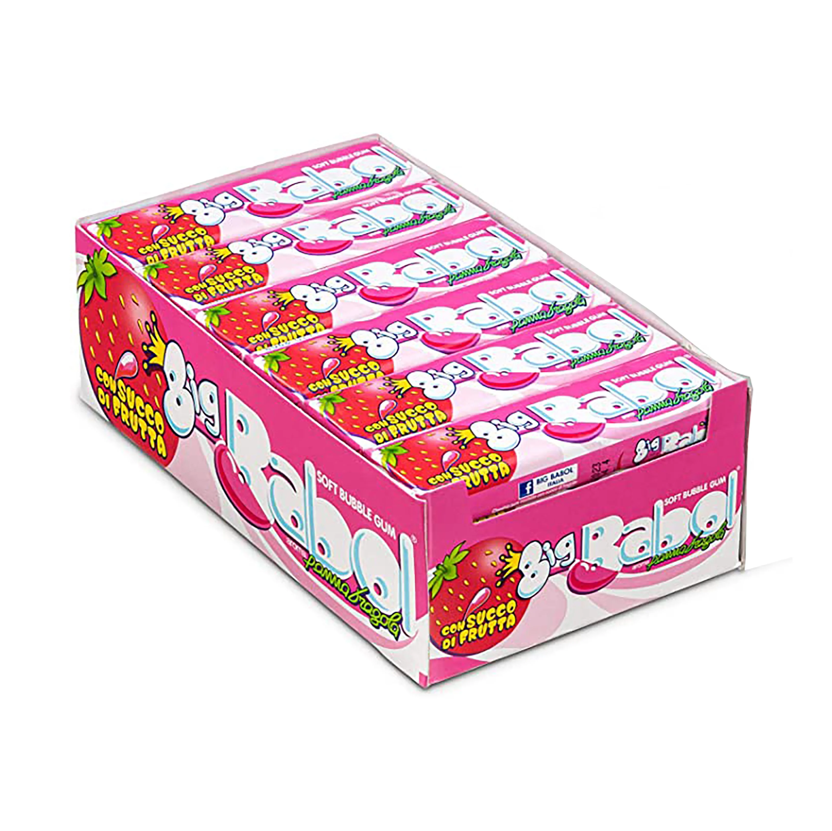 
Top Quality Big Babol Stick Strawberry 20x12pcs the best chewing gum 