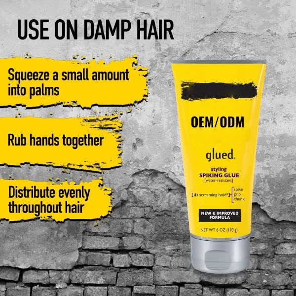 Private Label Lasting Strong Hold Hair Gel Styling In 30 Seconds Hair Edge Control Easily