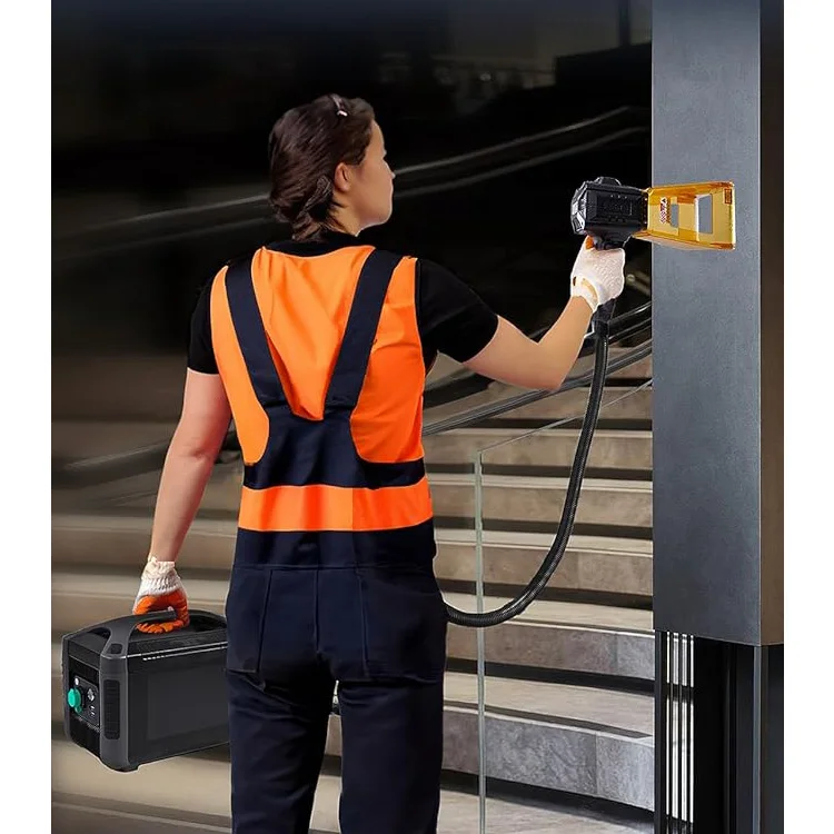 20w 30w Raycus Max Jpt Smart Lcd Display Hand Held Mini Metal Fiber Laser Etching Marking Engraving Marker Machine