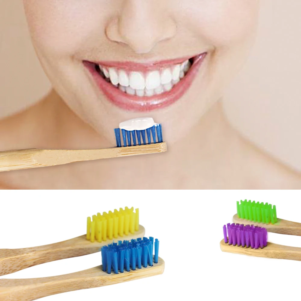 Eco Friendly Wholesale Charcoal Bamboo Toothbrush With Custom Logo And Packing