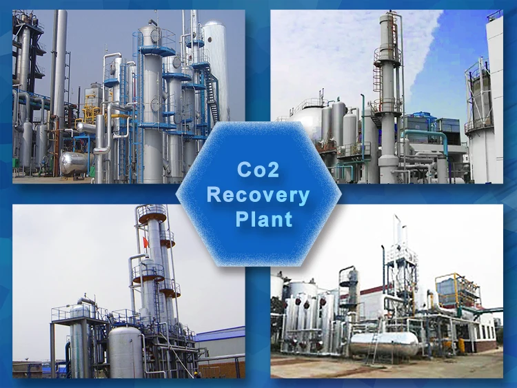 Professional Automatic Carbon Dioxide Making Machine Co2 Liquefaction Recovery Plant
