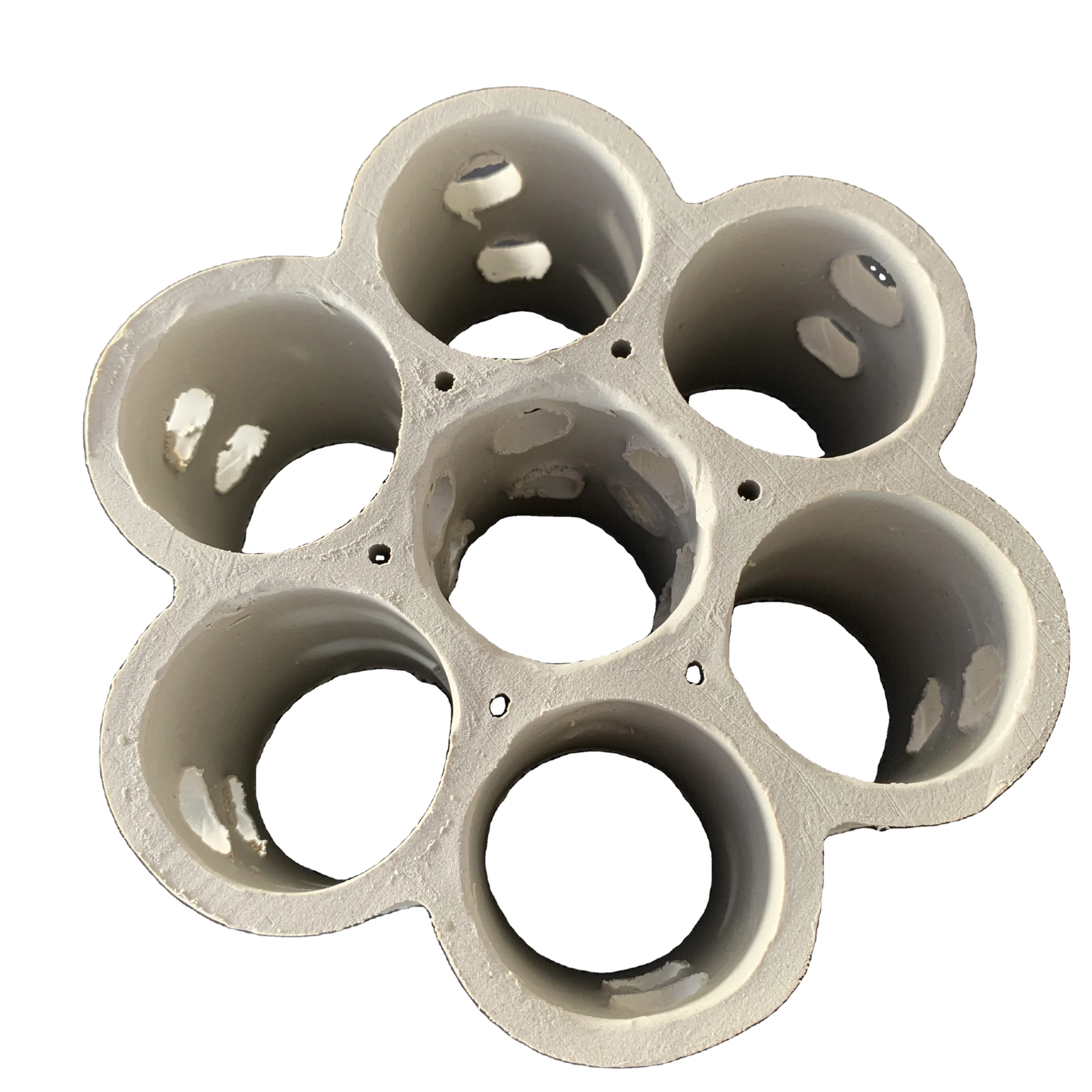 Manufacturing and sales of environmentally friendly ceramic blocks with seven hole chain fillers