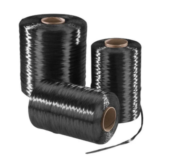 3k 6k 12k 24k Carbon Fiber Roving Filament Yarn On Bobbins For SMC Composites