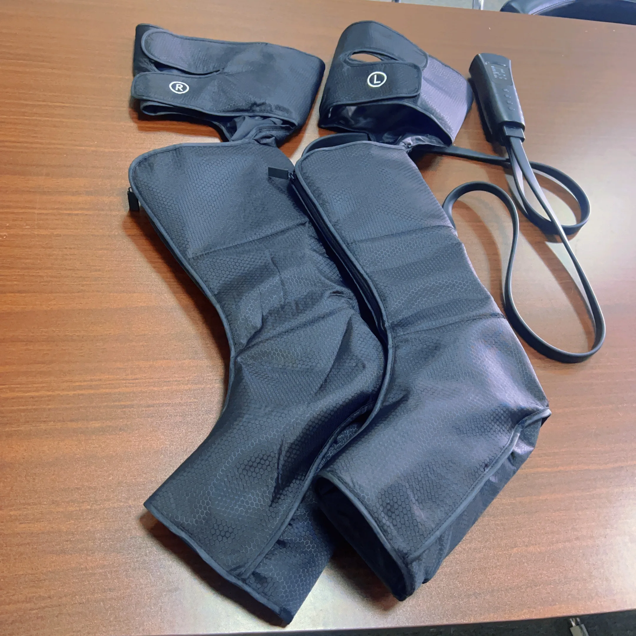 New air compression leg massager full leg and foot massager With zipper foot warmer massager with CE,RoHs,FCC