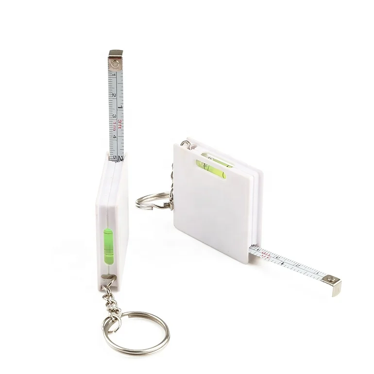 Wintape Custom Promotional Gift Logo Mini Steel Tape Measure With Spirit Level Small Metric Imperial Measuring Tape