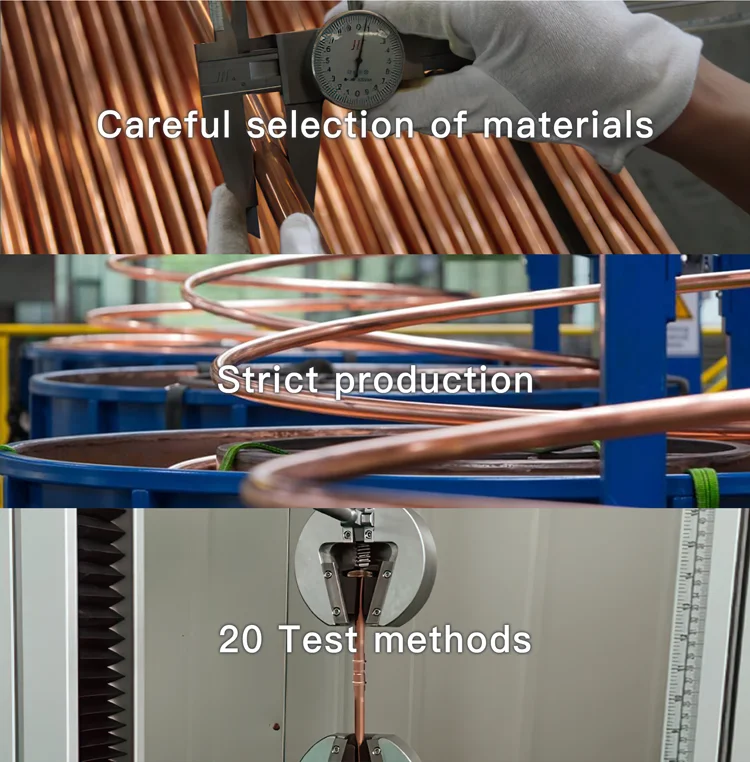 Scottfrio High Quality Air Conditioner Copper Pipe Insulated White Pe Copper Pipes For Ac