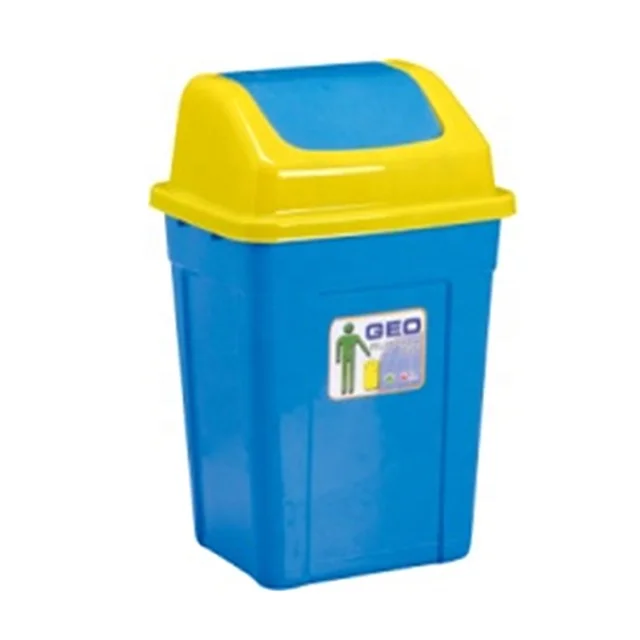45 Liters 65 Liters Outdoor Large Size Recycle Trash Can Swing Lid Recycling Garbage Bin