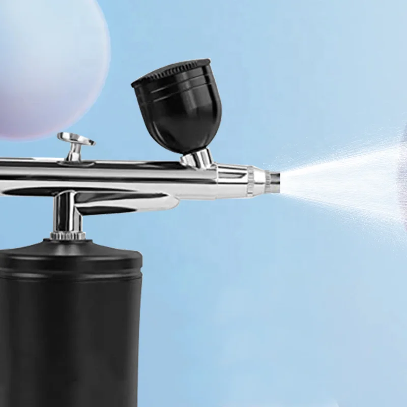 Versatile Makeup Hydrating Compressor Nail Sprayer Gun Electric Wireless Portable Tint Dye Eyebrow Airbrush Beauty Machine