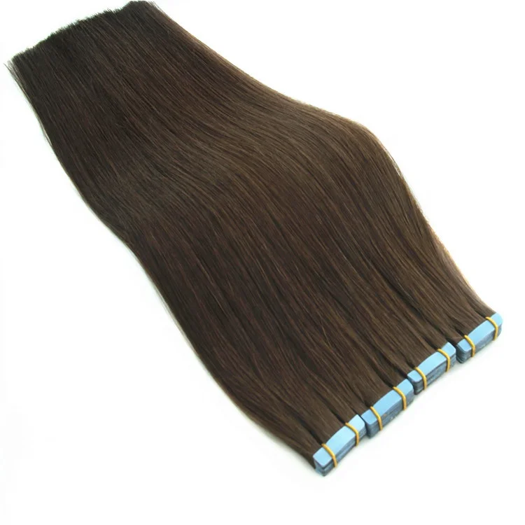 100 Remy Russian Human Cuticle Aligned Tape Hair Extensions Double Drawn