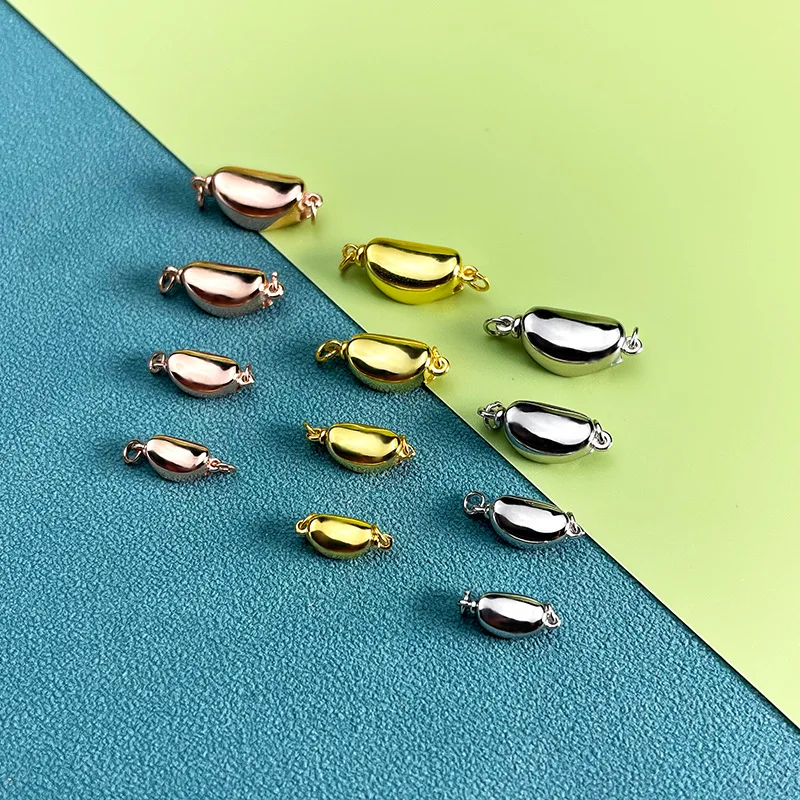 Sterling Silver Pearl Necklace Clasps for DIY Pearl Necklace Bracelet Making