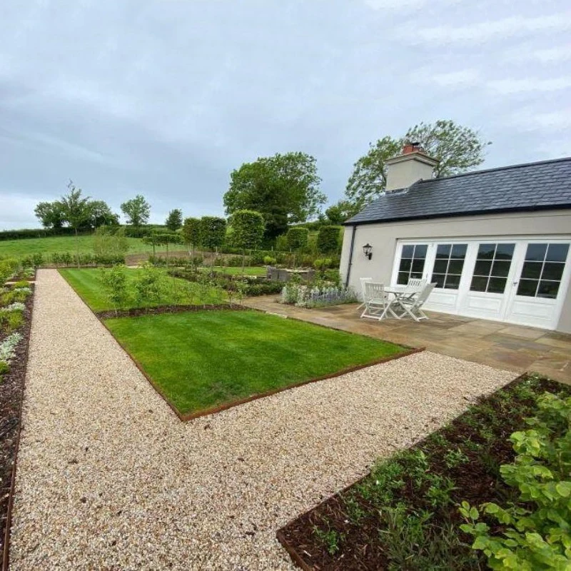 Landscaping Garden Edging For Lawn/Corten Steel Garden Lawn Edging/Hammer-in Steel Garden Metal Edging